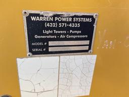 (LT31) WARREN POWER SYSTEMS PORTABLE LIGHT TOWER / GENERATOR P/B: PERKINS 4 CYL