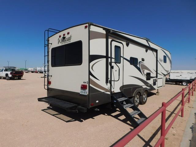 (X) 2017 FOREST RIVER INC. WILDCAT ULTRALITE 27 RL 27' T/A 5TH WHEEL TRAVEL TRAI