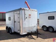 2015 CARGO GRAFT  12' X 7' T/A CREW TRAILER