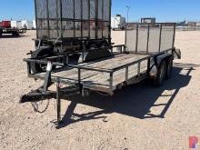 RANGER 16' X 6' T/A BP UTILITY TRAILER