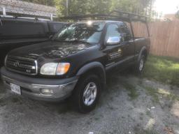 2002 Toyota Tundra Pickup Truck, VIN # 5TBBT44112S255792