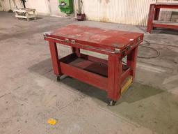 Mechanic Work Table with Opening Table