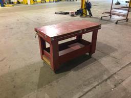 Mechanic Work Table with Opening Table