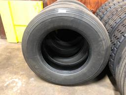 4 295/75R22.5 UNMOUNTED TIRES