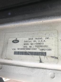 2006 Mack CXN613 Truck, VIN # 1m1ak06y96n013367