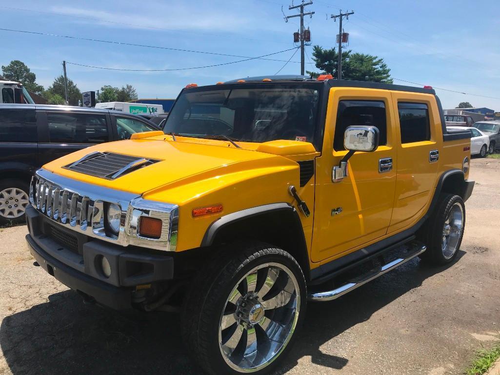 2005 Hummer H2 SUT Pickup Truck, VIN # 5GRGN22U85H127033