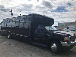 2001 Limousine Ford F-550 Truck, VIN # 1FDAF56F91ED44826