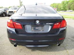 2011 BMW 5 series Passenger Car, VIN # *************7109