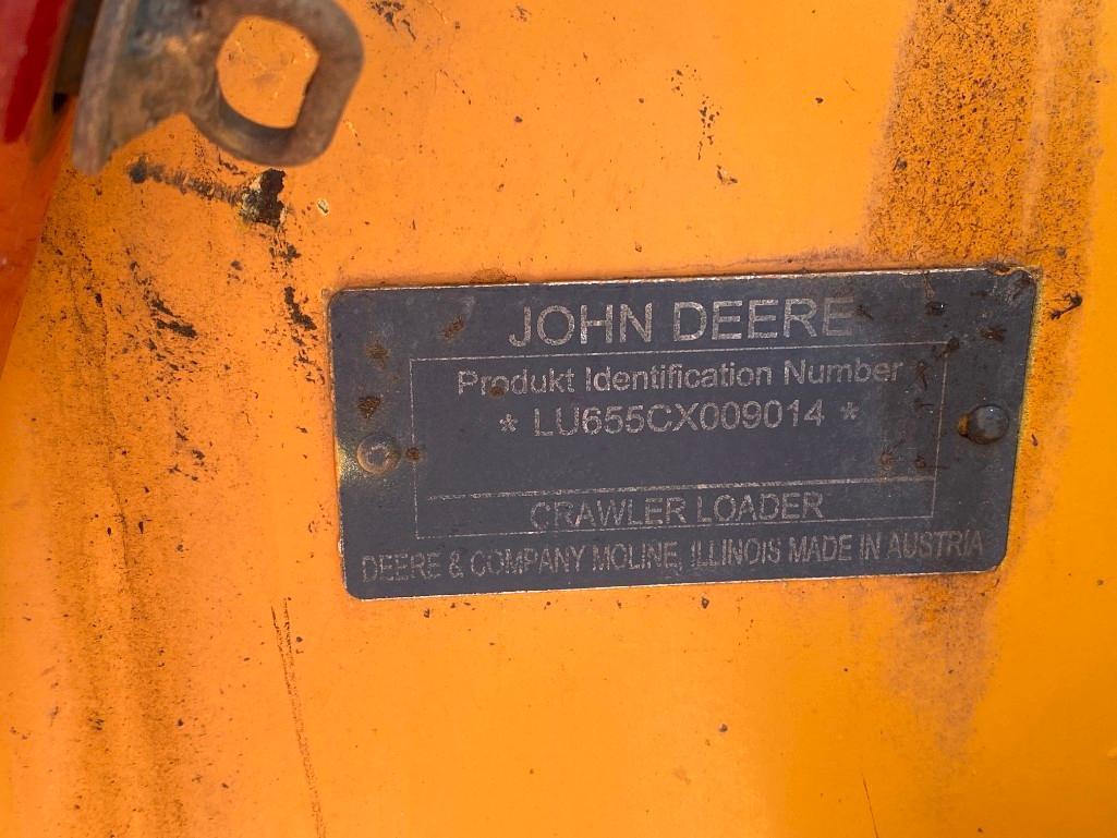 2012 John Deere 655C Crawler Loader - NEW ENGINE