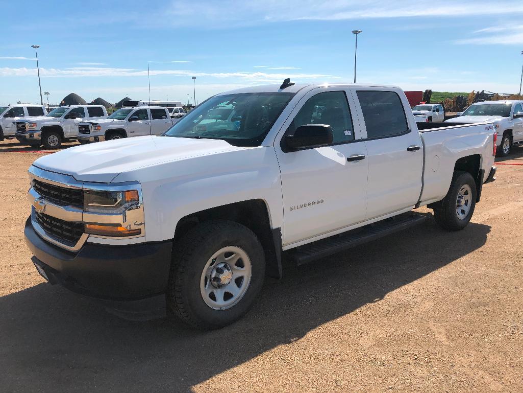 2018 Chevrolet Silverado Crew Cab 4X4 Pickup Truck, VIN # 1GCUKNEC4JF159081