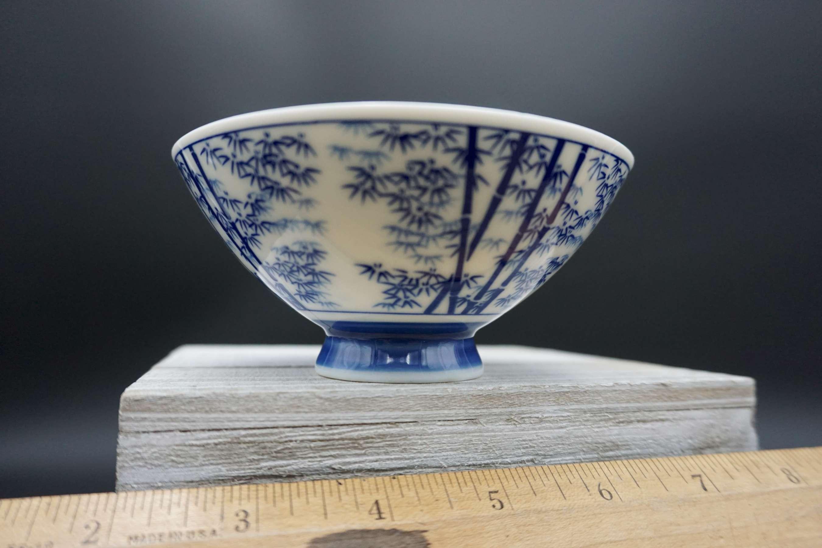 Set of three Japanese soup bowls