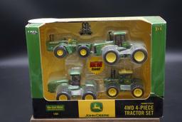 ERTL JD 4 WD 4 piece Tractor Set #15697