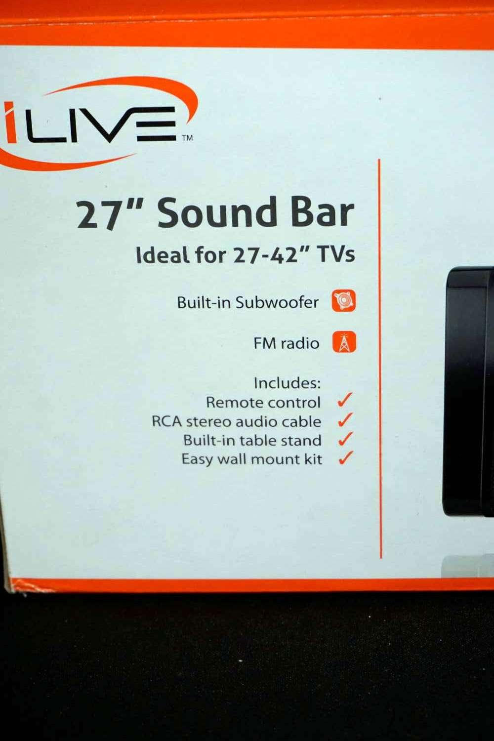 iLIVE 27" sound bar