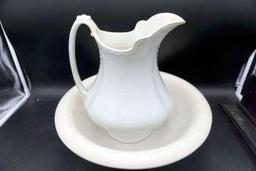 Water Pitcher and Bowl