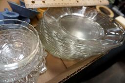 Glassware, Dishes, Punch Bowl, Serving Trays, Sundaes