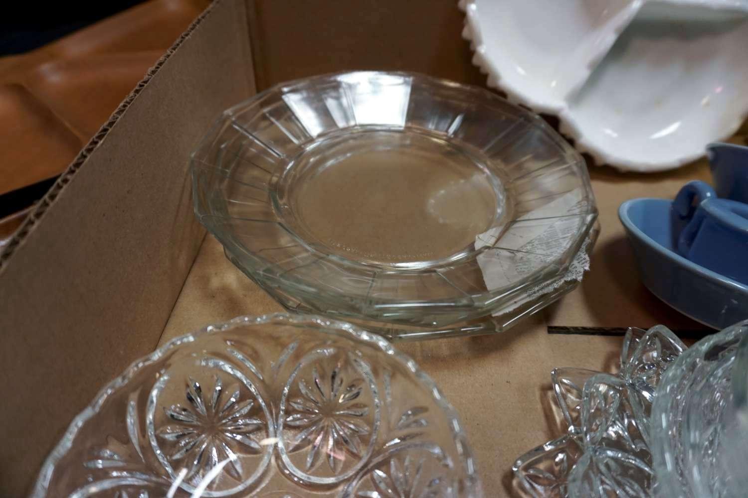 Glassware, Dishes, Punch Bowl, Serving Trays, Sundaes