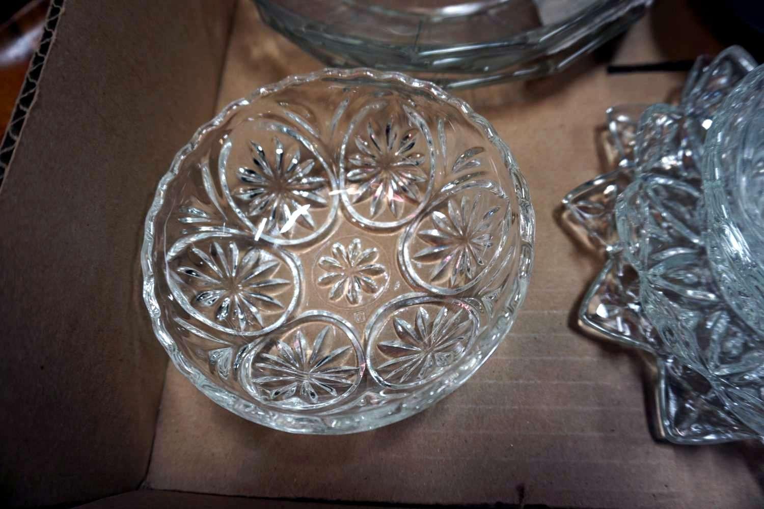 Glassware, Dishes, Punch Bowl, Serving Trays, Sundaes