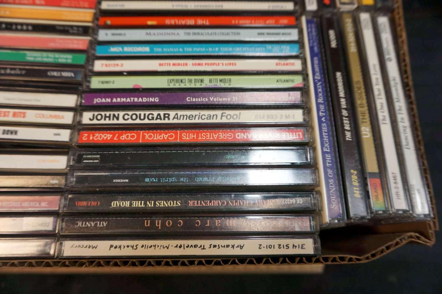 Box of CDs