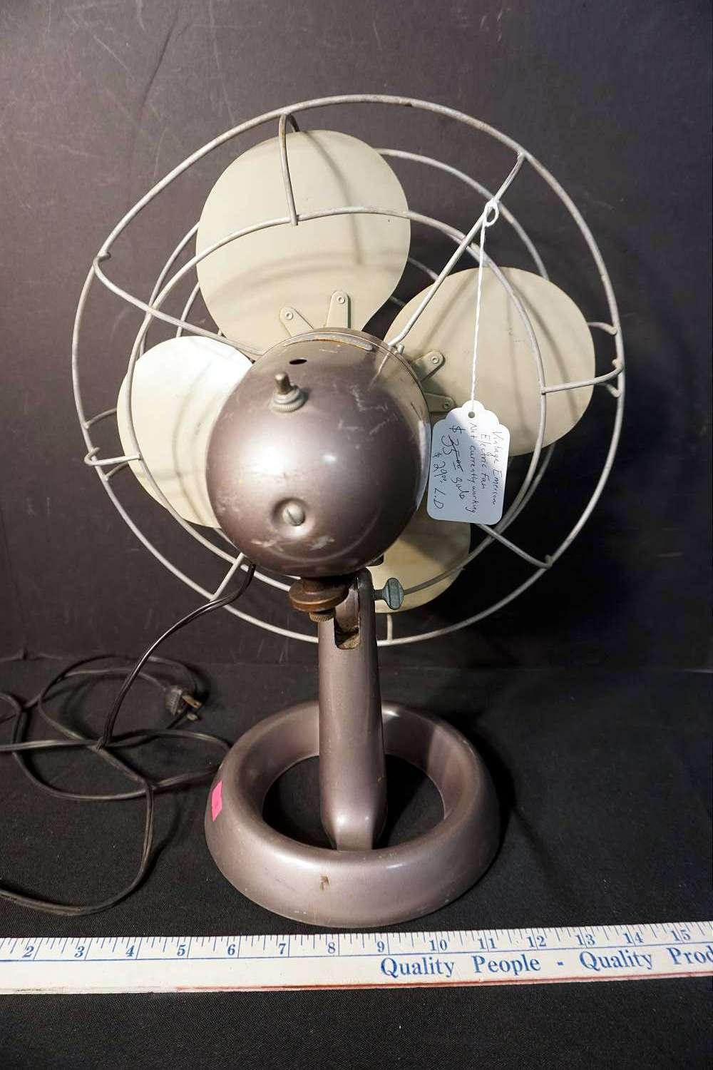 Emerson Electric Fan, not currently working