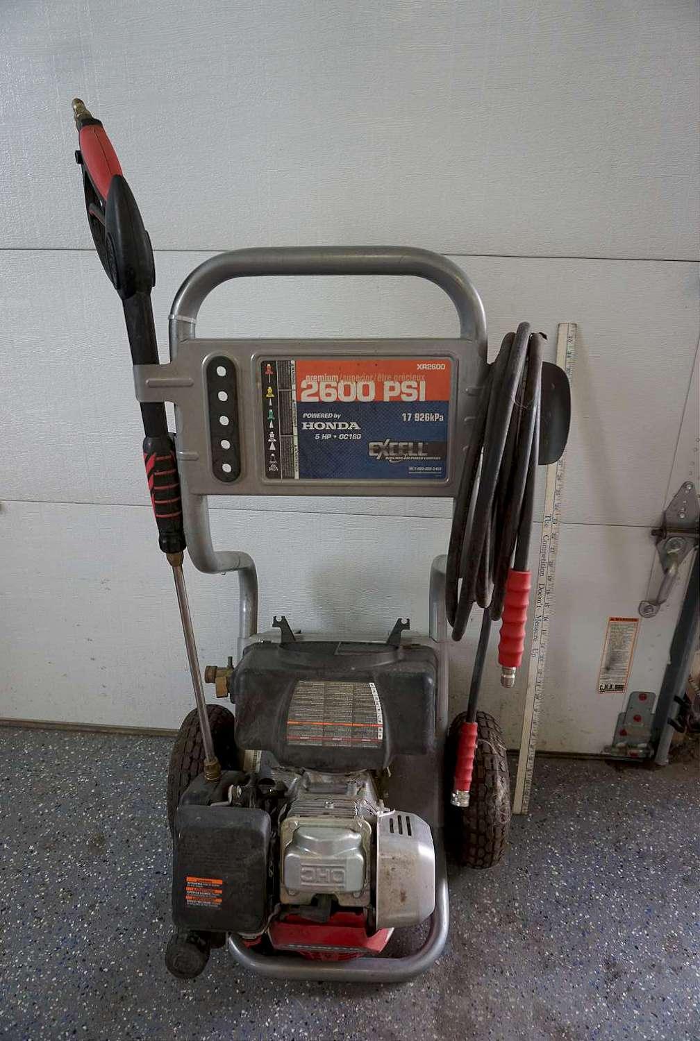 Excell Honda 2600 PSI Pressure Washer. NEVER USED