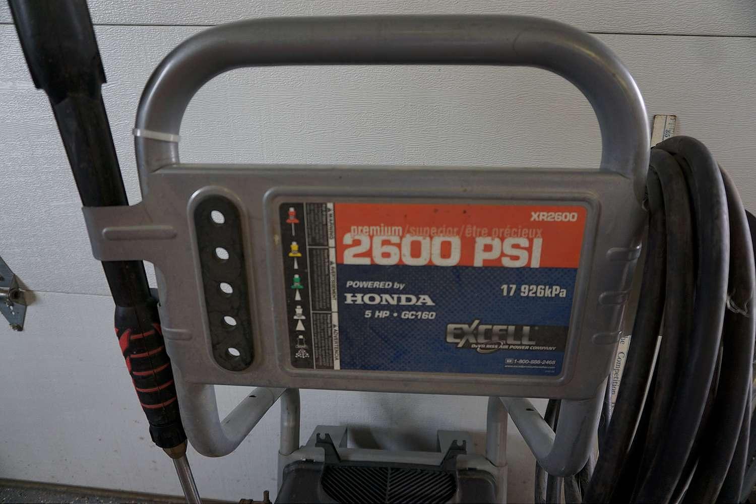 Excell Honda 2600 PSI Pressure Washer. NEVER USED