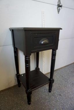 Side table with drawer.