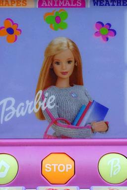 Barbie laptop computer game.