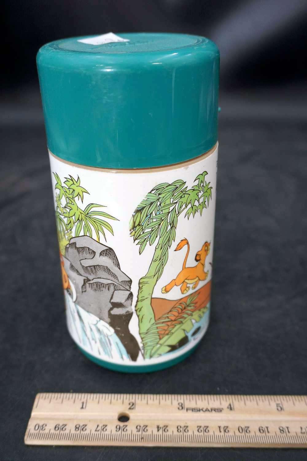 Nostalgic lion king Thermos and cup.