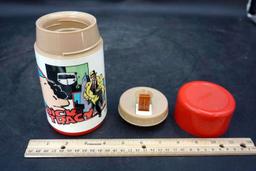 Nostalgic Dick Tracy Thermos and cup.