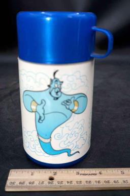 Nostalgic Aladdin Thermos and cup.