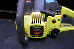 Poulan chainsaw.