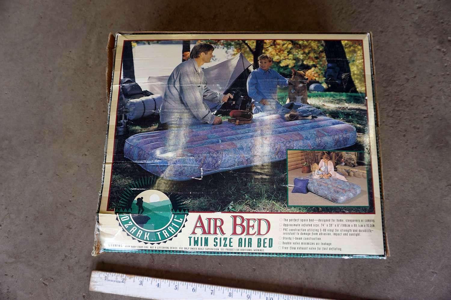 air mattress.