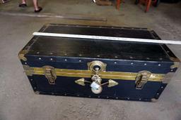 Cedar lined travel trunk.