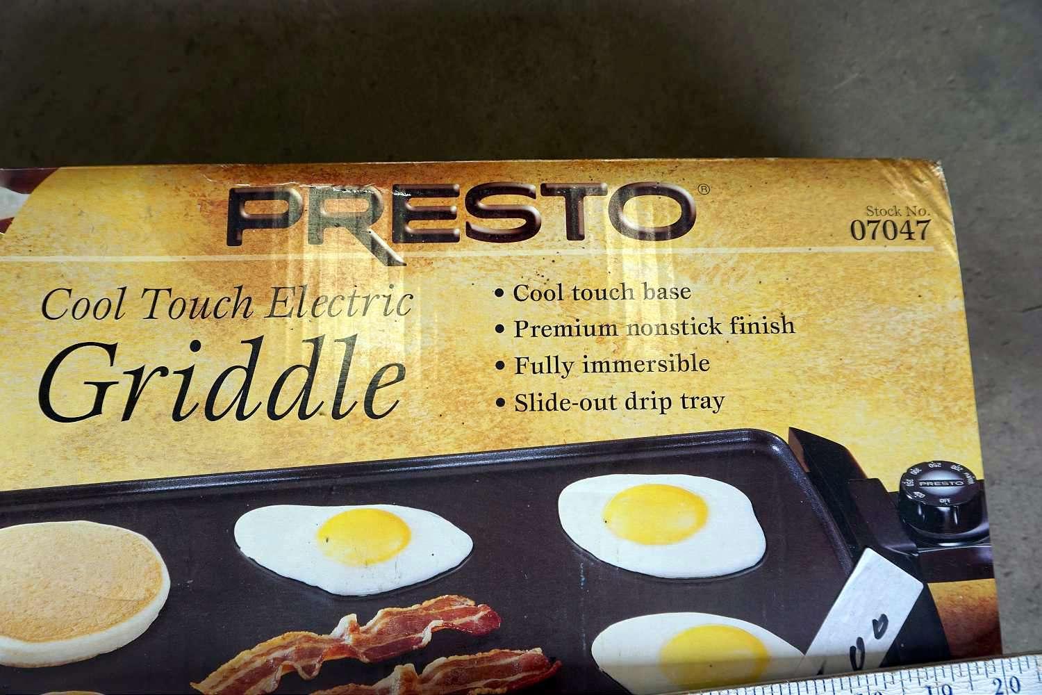 Presto electric griddle.