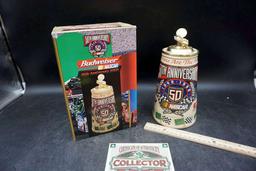 NASCAR 50th Anniversary Commemorative Stein.