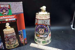 NASCAR 50th Anniversary Commemorative Stein.