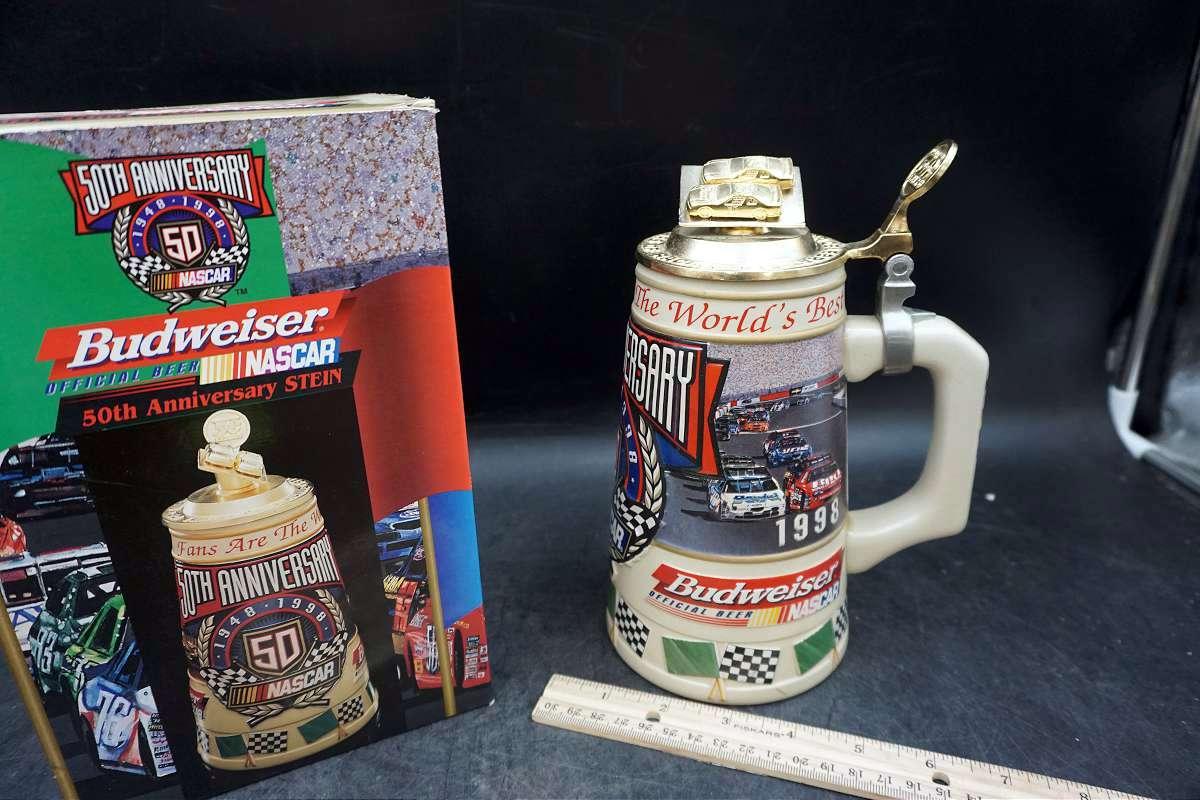 NASCAR 50th Anniversary Commemorative Stein.