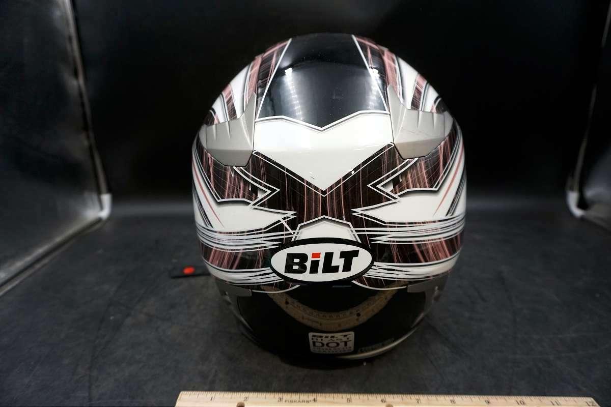 Bilt size large motorcycle helmet. Worn once.