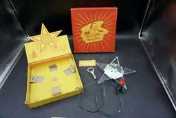 Glolite Neon Star Tree Topper, Original Box