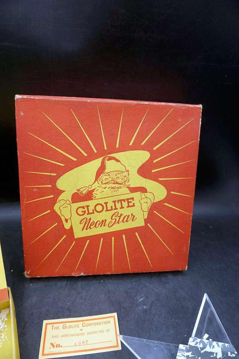 Glolite Neon Star Tree Topper, Original Box