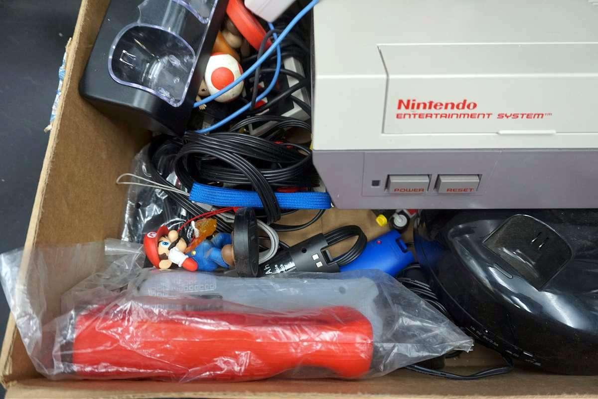 Nintendo Wii remote's. Original Nintendo Entertainment System. Chargers, covers, accessories.