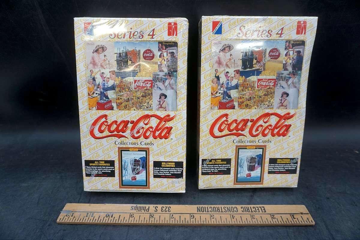 Series 4 Coca-Cola Card Sets x 2