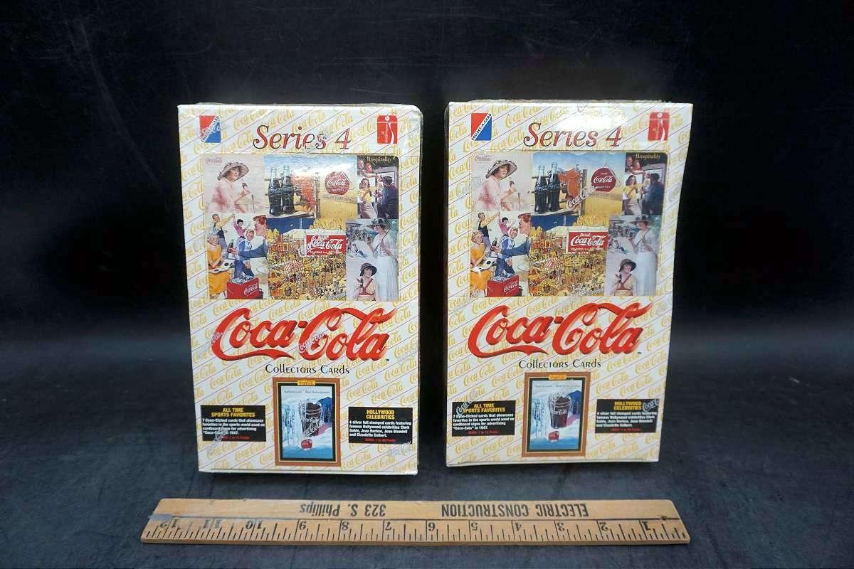 Series 4 Coca-Cola Card Sets x 2