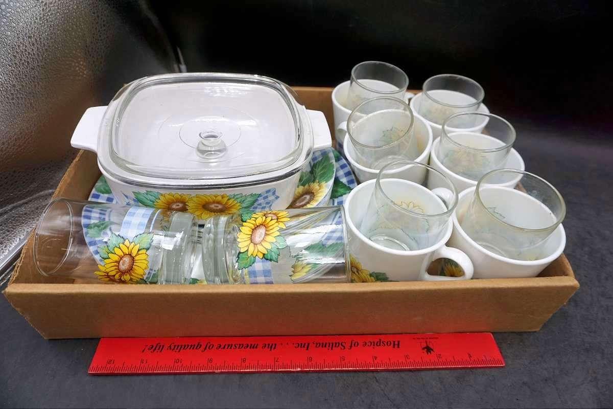 Sunflower Dish Set Corelle