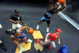 Basketball, Baseball & Football Player Figurines