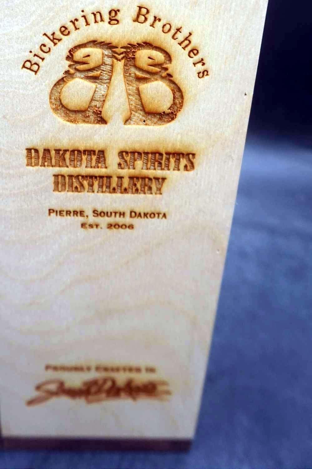 Bickering Brothers Dakota Spirits Distillery Display Box (Pierre, SD)