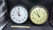 2 Battery Operated Clock - Chaney & Sharp