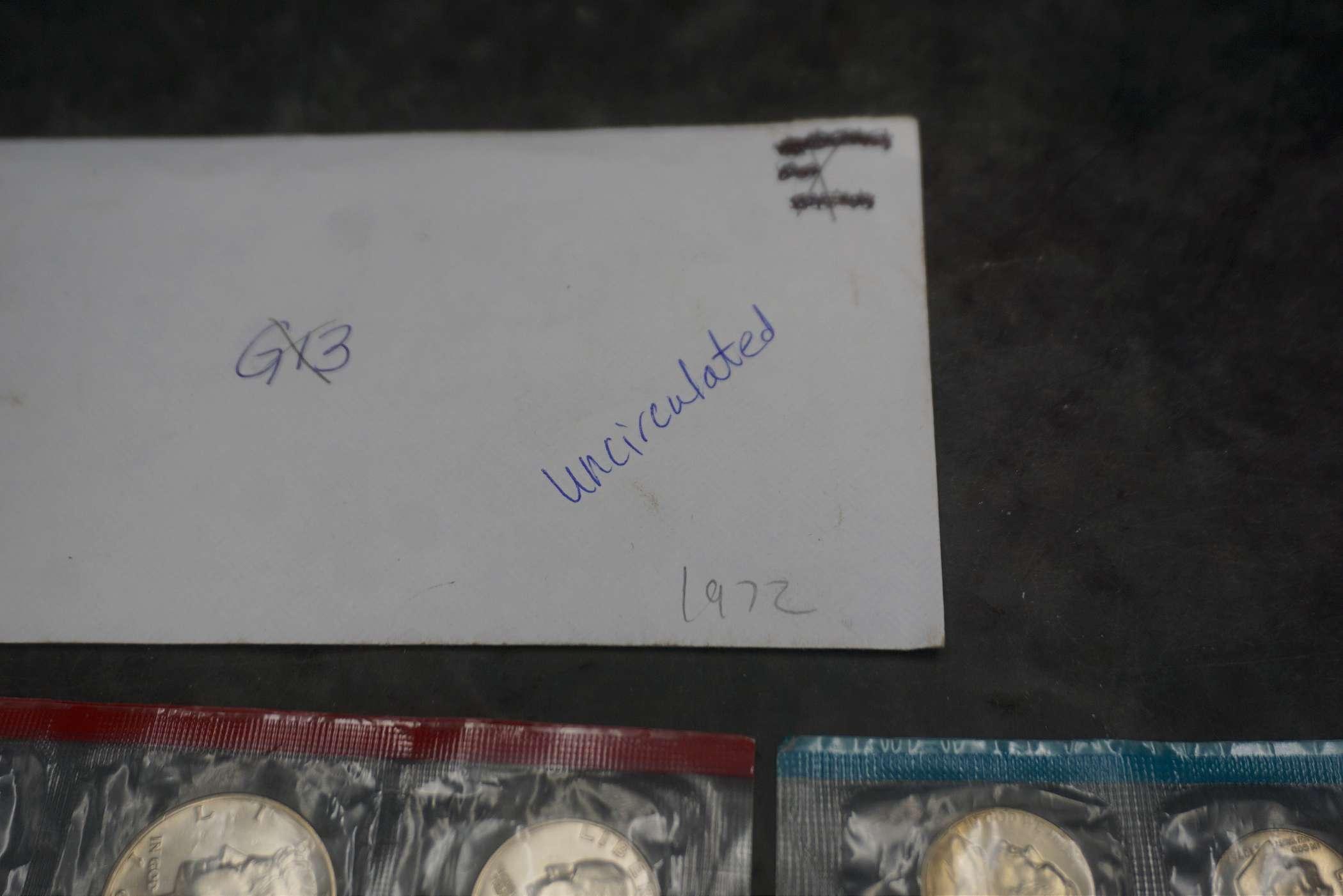 1972 Uncirculated Coin Set