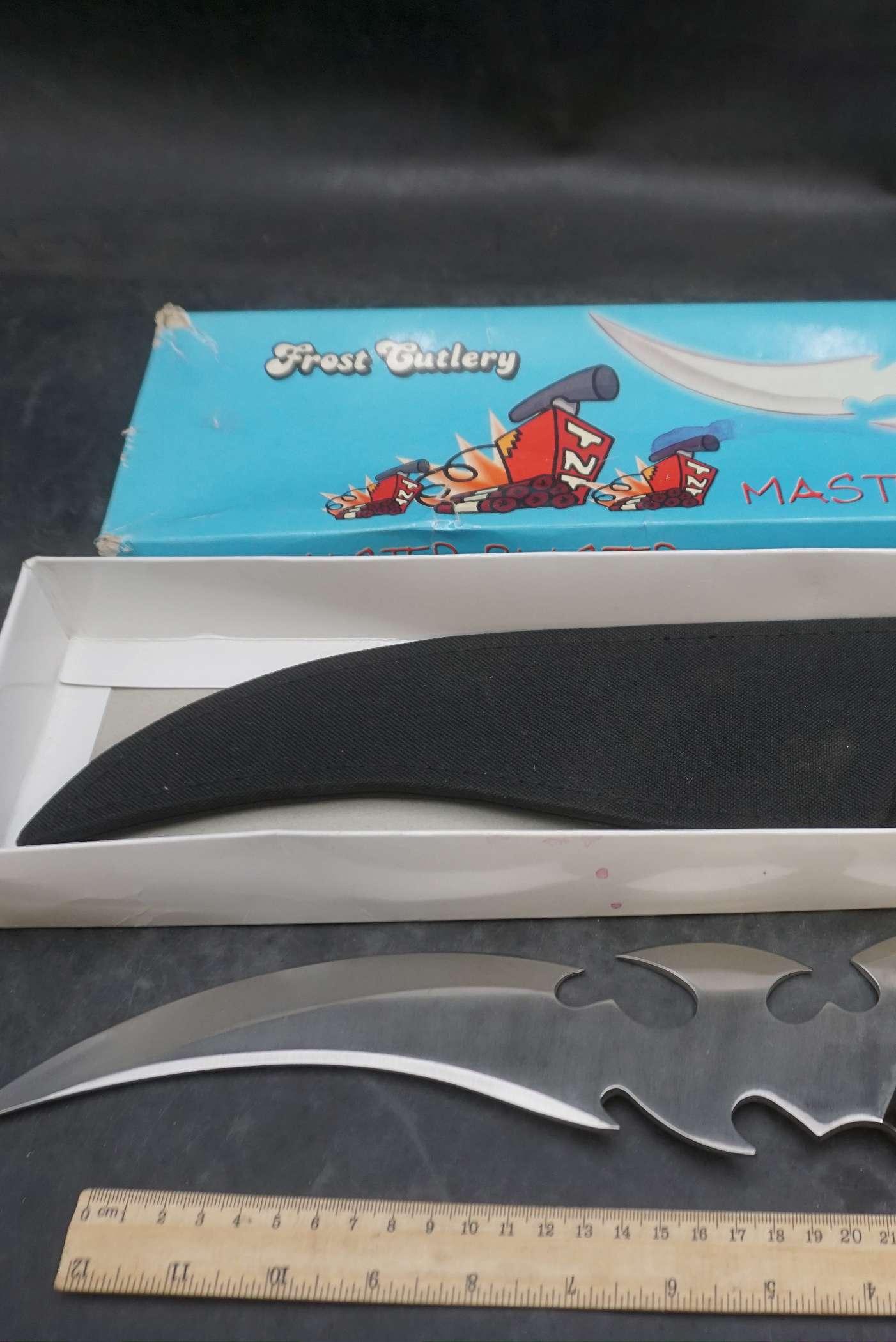 Frost Cutlery Master Blaster Knife w/ Sheath