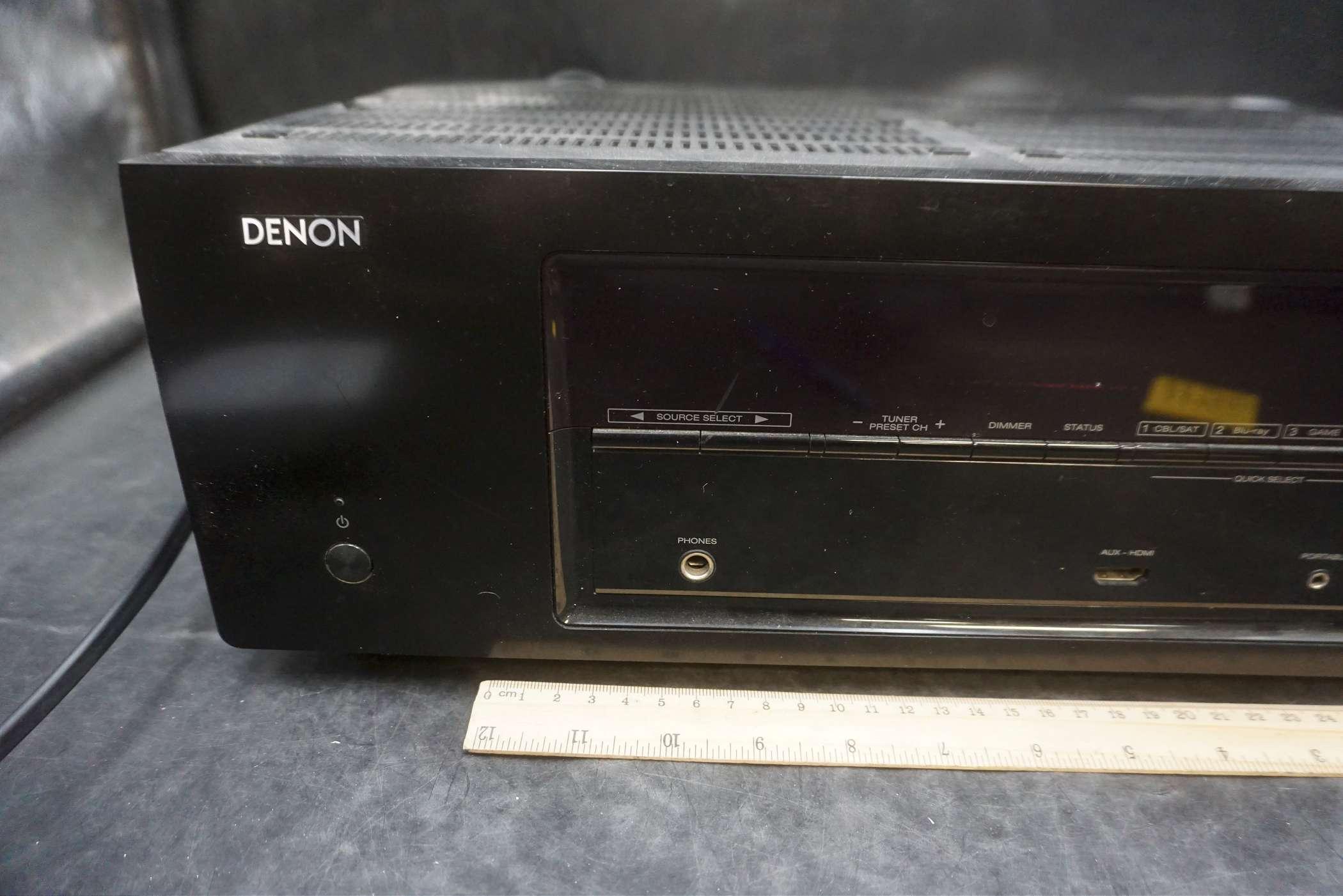 Denon AV Surround Receiver Model No. AVR-E200